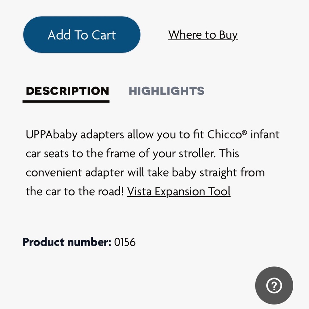 Car Seat Adapter for Vista & Cruz (Chicco®) - Picture 7 of 8